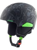 Miniatura Alpina, Pizi casco niños Black Green Camo Matt verde 