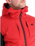 Miniatura 4F, Down Jacket  M278 chaqueta de plumas hombres Red negro, rojo 