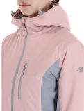 Miniatura 4F, Jacket  F121 chaqueta de esquí mujeres Light Pink gris, rosa 