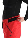 Miniatura 4F, Trousers Fnk  M343 pantalones de esquí hombres Dark Red rojo 