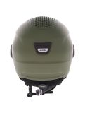 Miniatura Alpina, Alto Q-Lite casco con visera unisex Olive Matt verde 