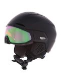 Miniatura Alpina, Alto QV casco con visera unisex Black Matt negro 