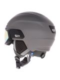 Miniatura Alpina, Alto QV casco con visera unisex Gunmetal Matt Zilver 