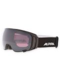 Miniatura Alpina, Double Jack Mag Q gafas de esquí lente extra unisex Black Matt negro 