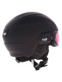 Miniatura Alpina, ORO QV Mips casco con visera unisex Black Matt negro 