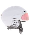 Miniatura Alpina, ORO QV Mips casco con visera unisex White Matt blanco 