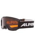 Miniatura Alpina, Piney gafas de esquí niños Black negro 