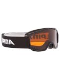 Miniatura Alpina, Piney gafas de esquí niños Black negro 