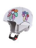 Miniatura Alpina, Pizi casco niños Patchwork Flower Matt blanco 