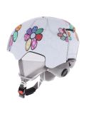 Miniatura Alpina, Pizi casco niños Patchwork Flower Matt blanco 