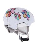 Miniatura Alpina, Pizi casco niños Patchwork Flower Matt blanco 