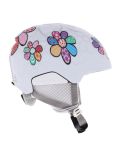 Miniatura Alpina, Pizi casco niños Patchwork Flower Matt blanco 