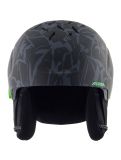 Miniatura Alpina, Pizi casco niños Black Green Camo Matt verde 