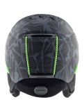 Miniatura Alpina, Pizi casco niños Black Green Camo Matt verde 