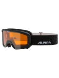 Miniatura Alpina, Scarabeo Jr. gafas de esquí niños Black matt negro 