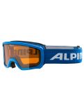 Miniatura Alpina, Scarabeo Jr. gafas de esquí niños Light Blue Matt azul 