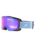 Miniatura Alpina, Taos Q-Lite gafas de esquí unisex Black Smoke Blue Matt azul 