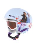 Miniatura Alpina, Zupo Disney Set casco niños Frozen II Matt blanco, multicolor 