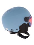 Miniatura Alpina, Zupo Visor Q-Lite casco con visera niños Smoke Blue Matt azul 