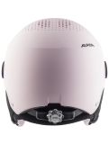 Miniatura Alpina, Zupo Visor Q-Lite casco con visera niños Rose Matt rosa 