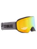 Miniatura Bliz, Flow gafas de esquí unisex Matte Black - Brown w Gold Multi negro 