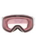 Miniatura Bliz, Flow gafas de esquí unisex Matte Light Grey - Brown w Red Multi gris 