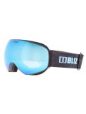 Miniatura Bliz, Floz gafas de esquí unisex Matte Grey - Smoke with Ice Blue Multi gris 