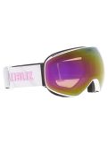 Miniatura Bliz, Floz gafas de esquí unisex Matte White - Brown with Pink Multi blanco 