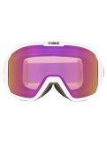 Miniatura Bliz, Rave gafas de esquí unisex Matte White - Brown w Pink Multi blanco 