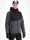 Miniatura Brunotti, Twinstroke chaqueta de esquí softshell hombres Dark Grey Melee gris 