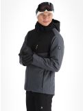 Miniatura Brunotti, Twinstroke chaqueta de esquí softshell hombres Dark Grey Melee gris 