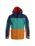 Miniatura Burton, Breach Insulated chaqueta de esquí hombres azul/marrón/verde