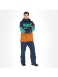 Miniatura Burton, Breach Insulated chaqueta de esquí hombres azul/marrón/verde