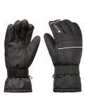 Miniatura Cairn, Ceres J guantes de esquí niños Black Powder negro, rosa 