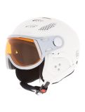 Miniatura Cairn, Cosmos Pchromic casco con visera unisex blanco 