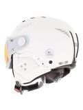 Miniatura Cairn, Cosmos Pchromic casco con visera unisex blanco 