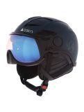 Miniatura Cairn, Helios Leather Evolight NXT casco con visera unisex Blue Graphite azul 