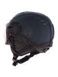 Miniatura Cairn, Helios Leather Evolight NXT casco con visera unisex Blue Graphite azul 