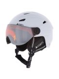 Miniatura Cairn, Impulse Visor casco con visera unisex Mat White blanco 