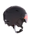 Miniatura Cairn, Impulse Visor casco con visera unisex Mat Black negro 