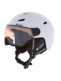 Miniatura Cairn, Impulse Visor Photochromic casco con visera unisex Mat White blanco 