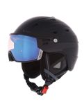 Miniatura Cairn, Maverick Visor Evolight Nxt casco con visera unisex Black negro 