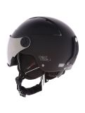 Miniatura Cairn, Orbit Visor J casco con visera niños Mat Black negro 