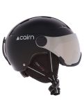 Miniatura Cairn, Orbit Visor J casco con visera niños Mat Black negro 