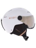 Miniatura Cairn, Orbit Visor casco con visera unisex Mat White Coffee blanco 