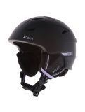 Miniatura Cairn, Profil casco unisex Mat Black Leopard negro, púrpura 