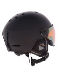 Miniatura Cairn, Reflex Visor casco con visera unisex Mat Black Gold negro 