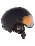 Miniatura Cairn, Reflex Visor casco con visera unisex Mat Black Gold negro 