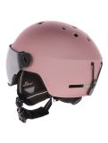 Miniatura Cairn, Reflex Visor casco con visera unisex Mat Metallic Dust rosa 