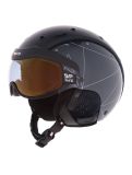 Miniatura Casco, SP-6 casco con visera unisex Geometric negro 